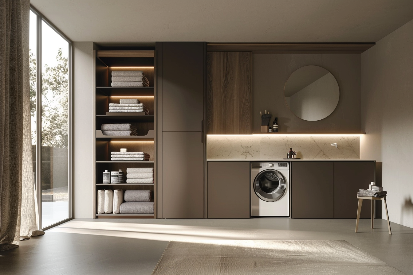 Laundry & Storage Combo