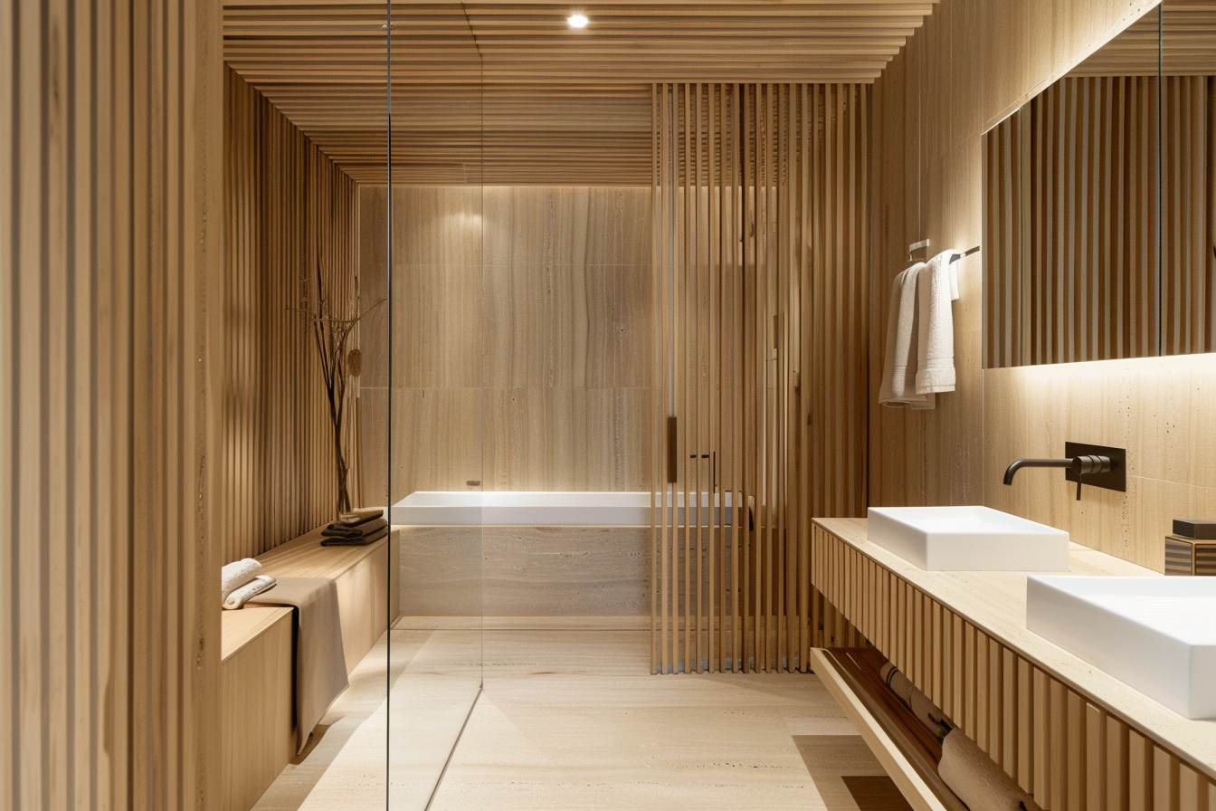 Wood Panel Partitions