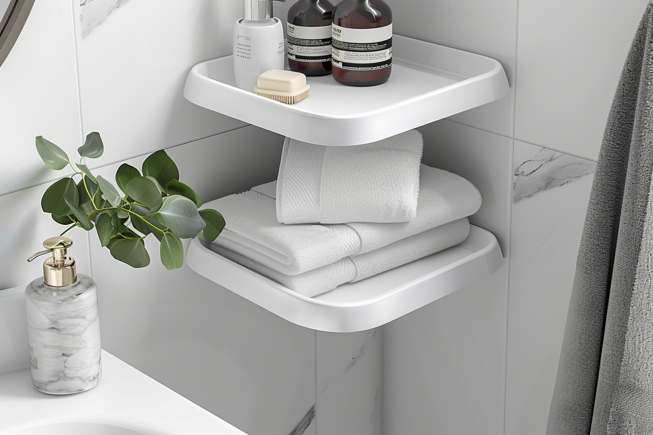 Corner Open Shelving