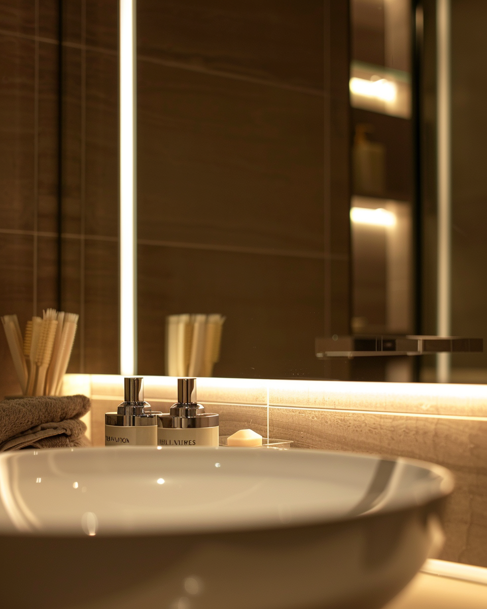 Smart LED mirrors