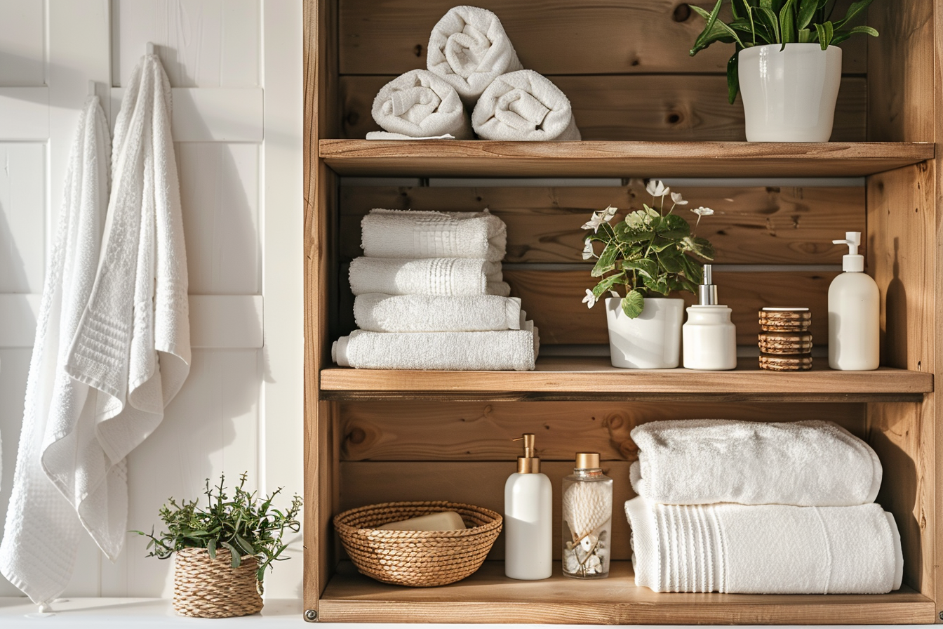 Open Shelf Tall Cabinets
