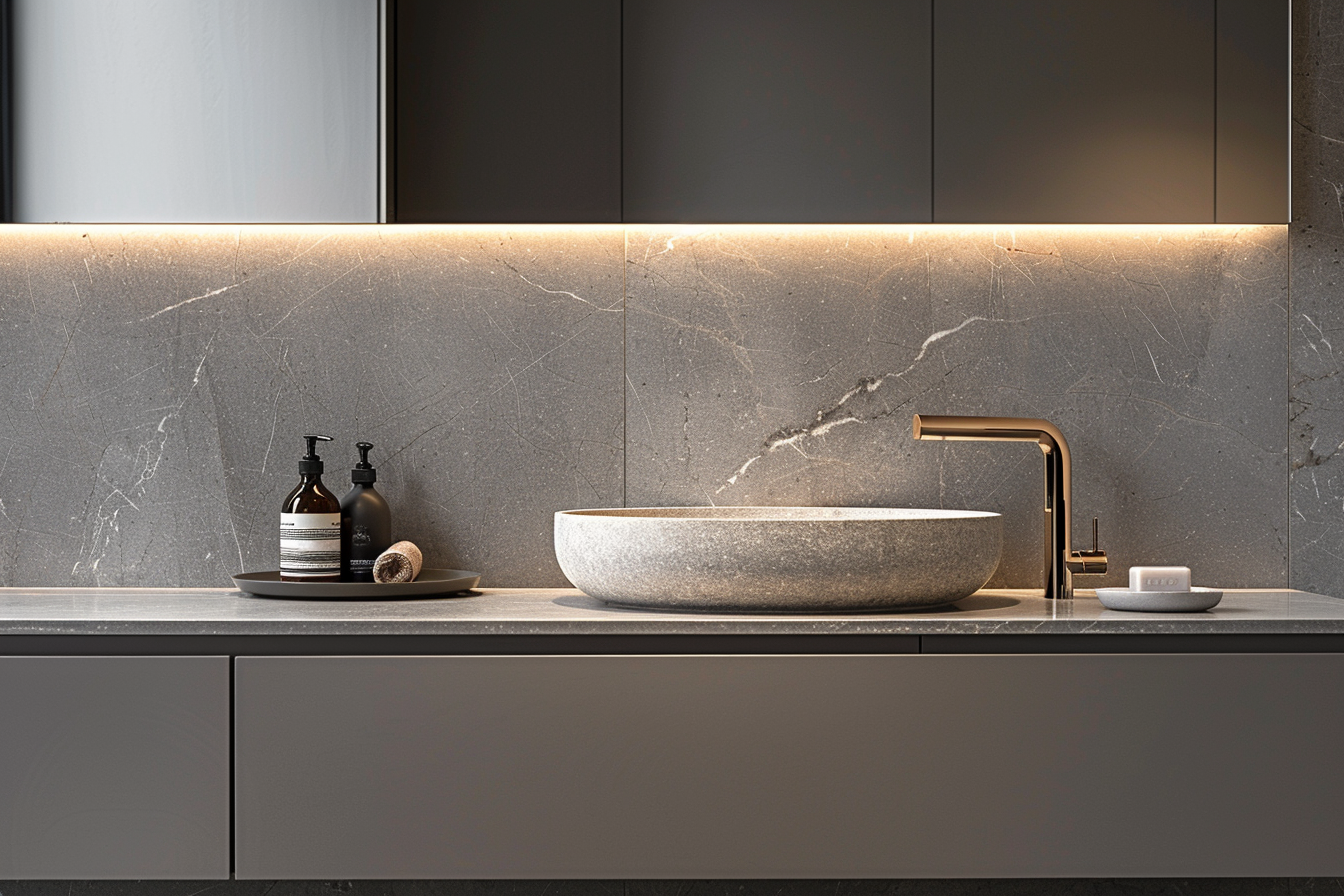Integrated Countertop Vanity