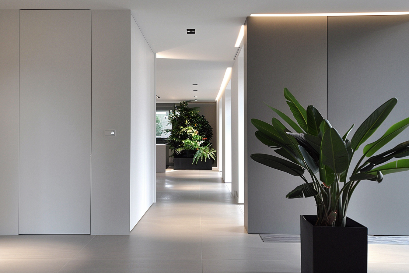 Flush Wall-Aligned Doors