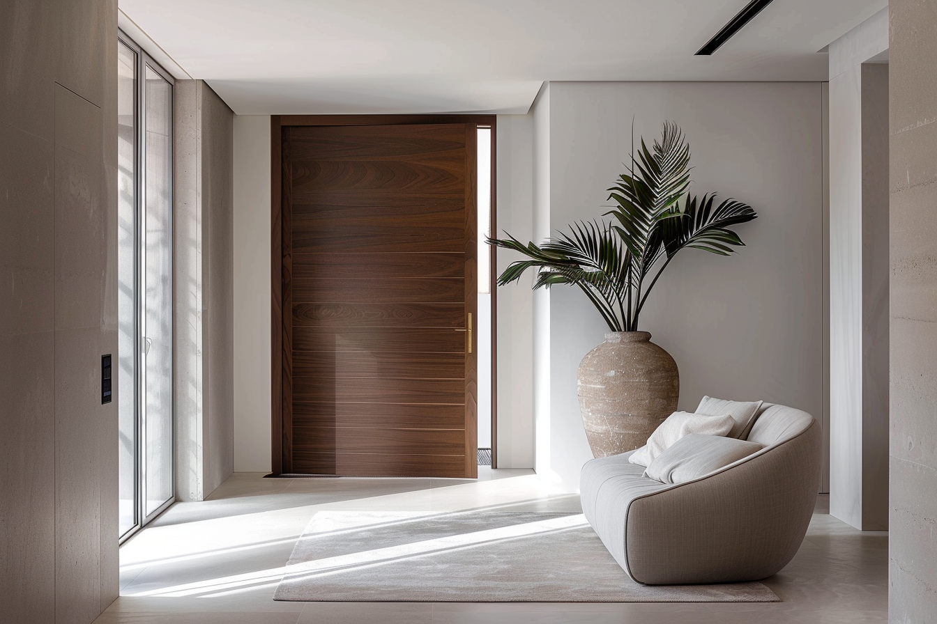 Wood Veneer Hinged Doors
