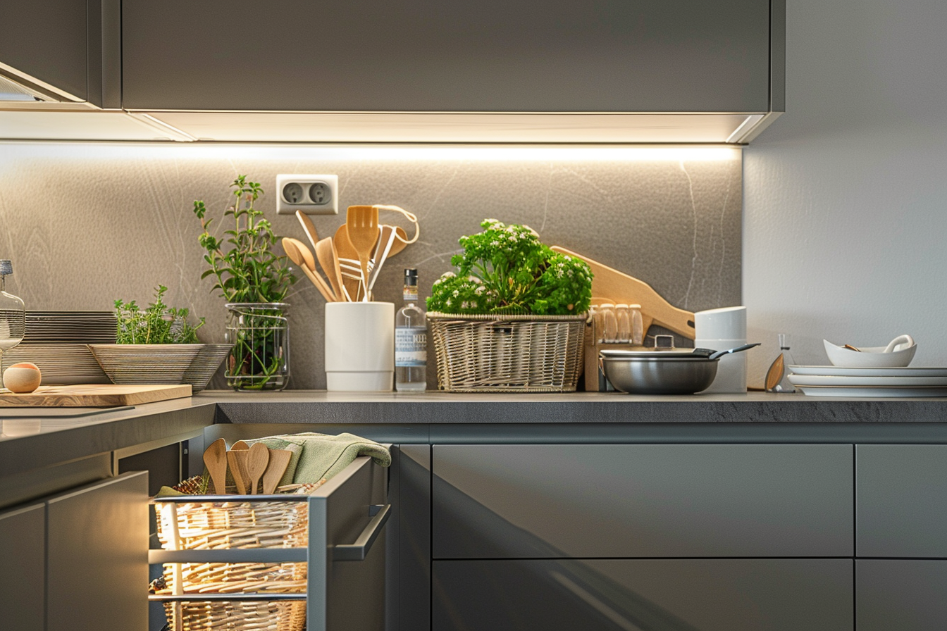 Pull-Out Corner Cabinets