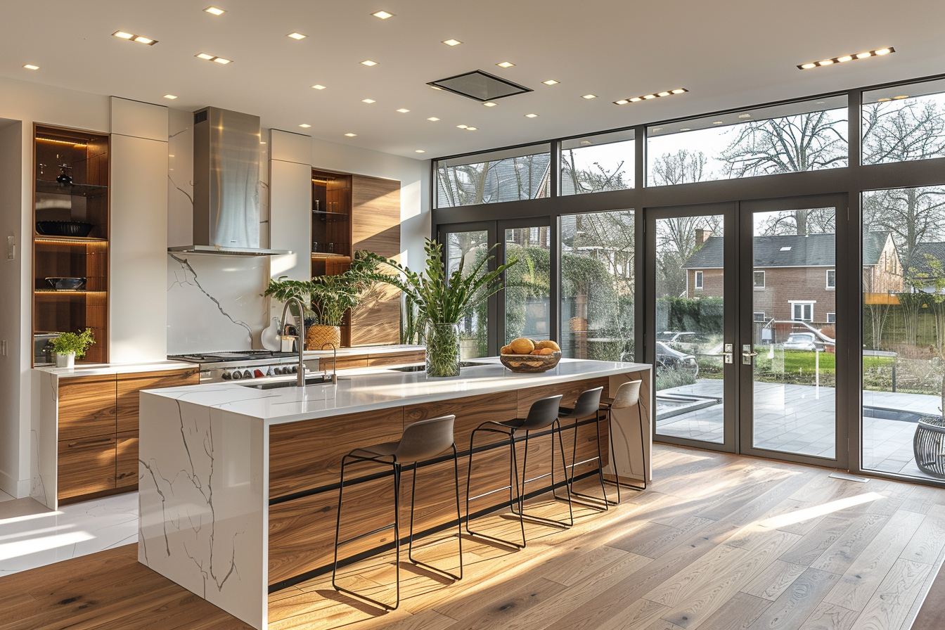 Wood Veneer European Cabinets