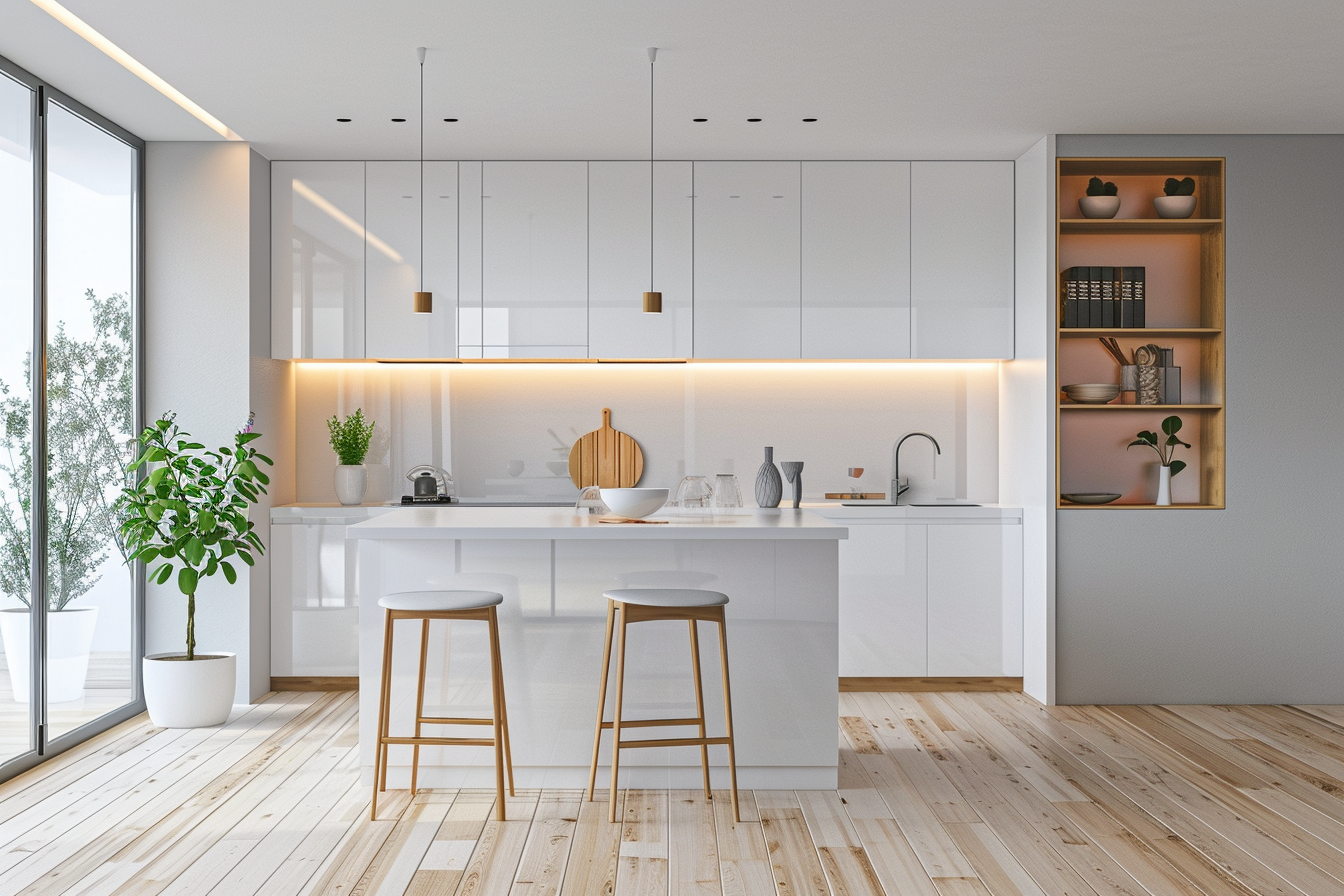 White High Gloss Cabinets