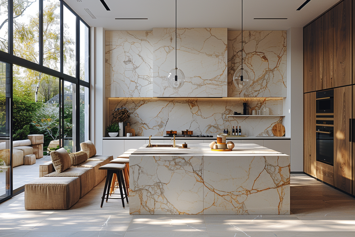 Two-Tone Matte Cabinets