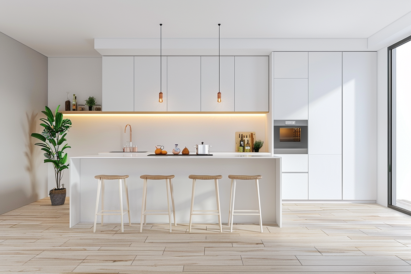 White Matte Cabinets