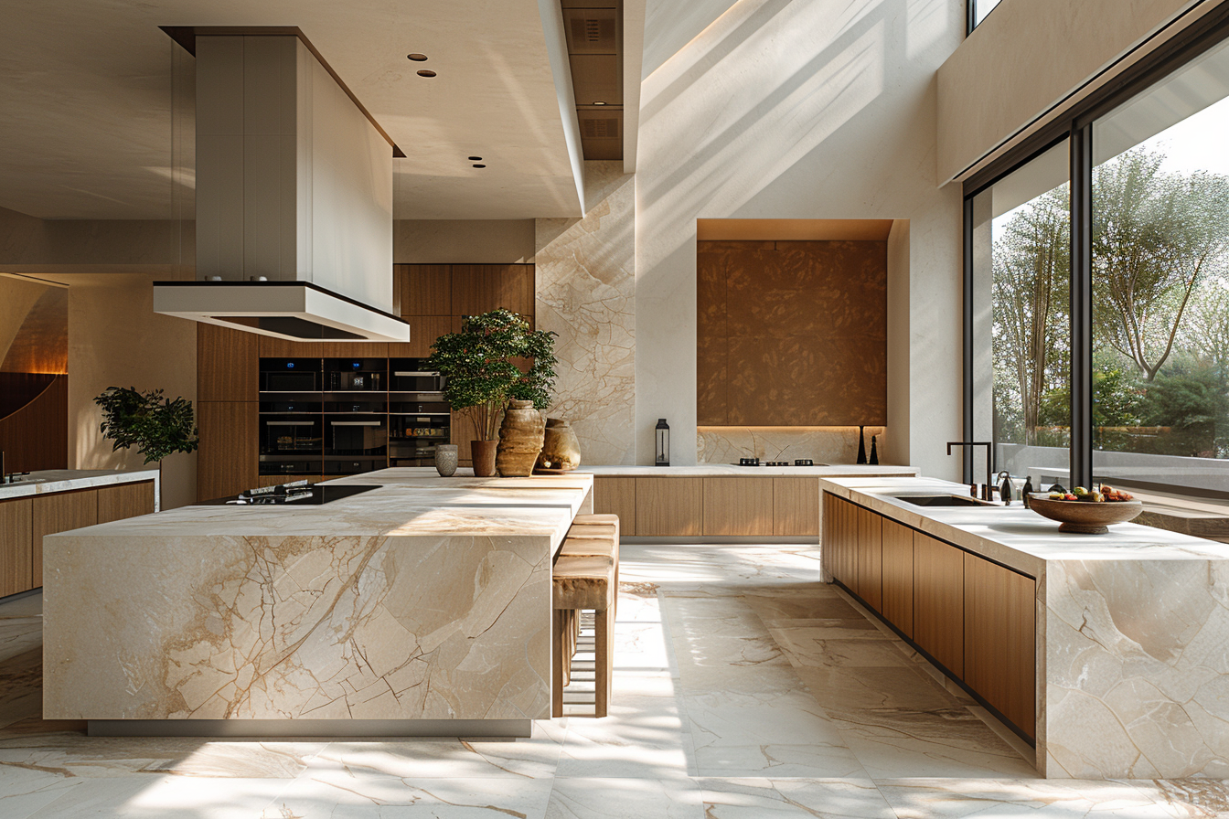 Wood Tone Matte Cabinets