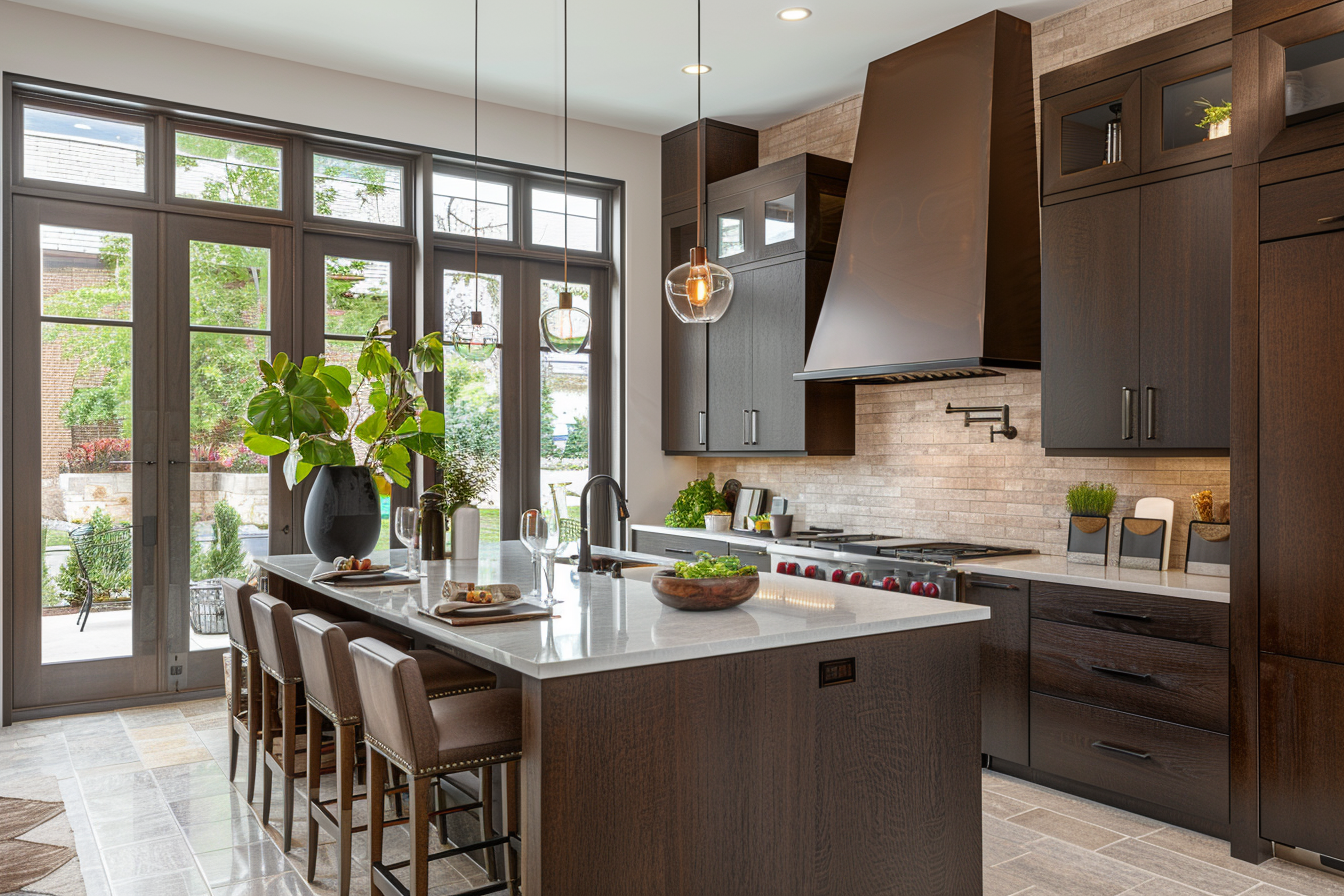 Dark Tone Shaker Cabinets