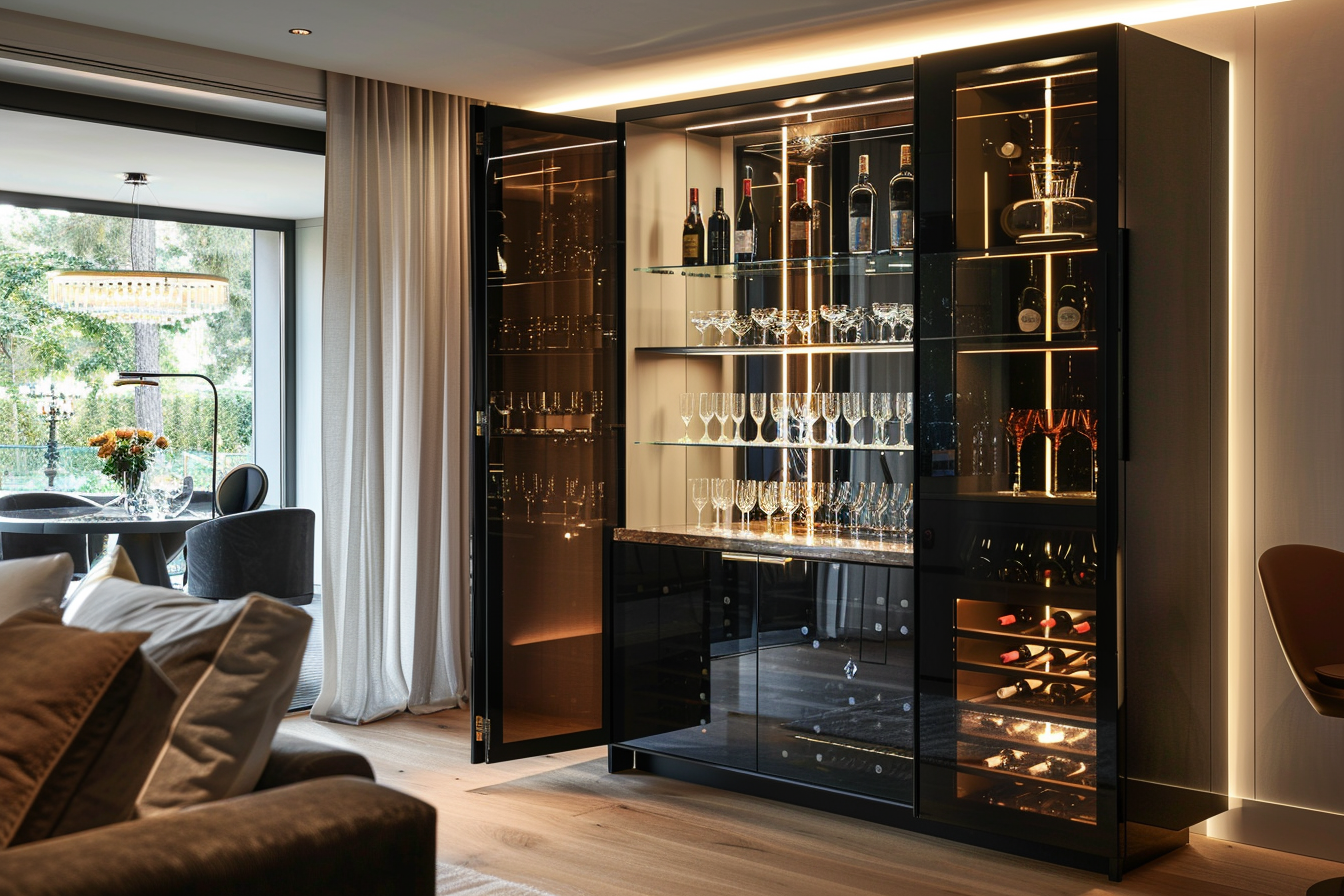 Tall Bar Cabinets
