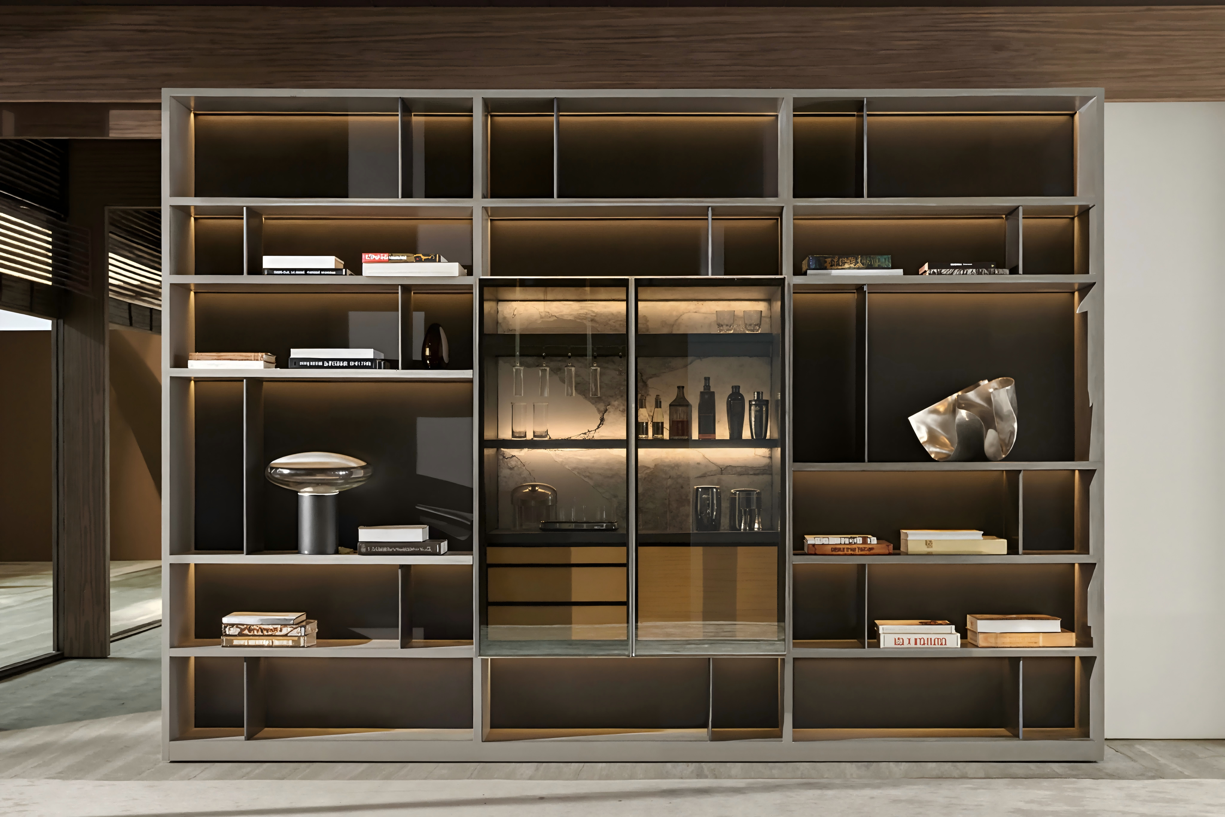 Modular System with Lighting