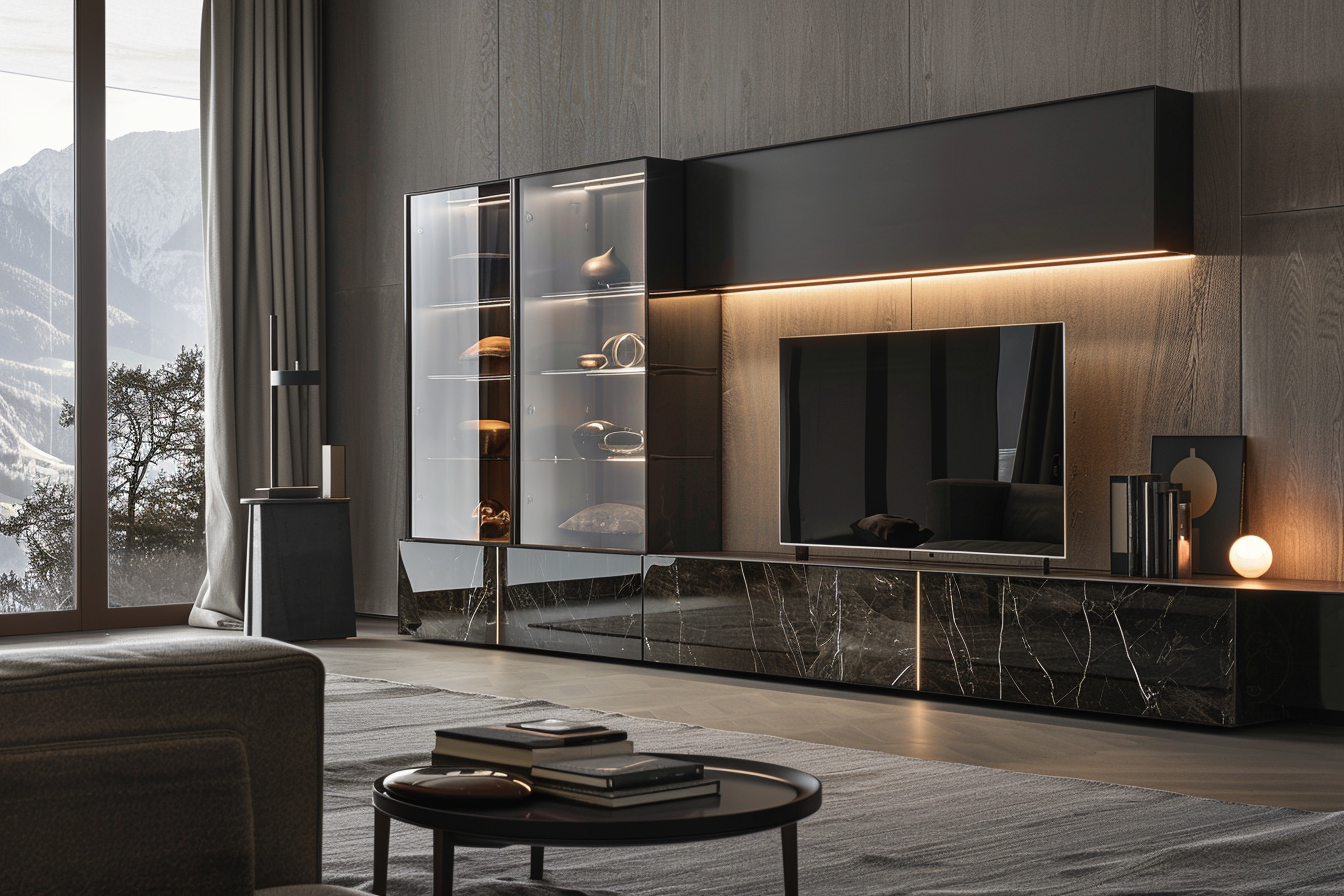 Glass-Front Media Units