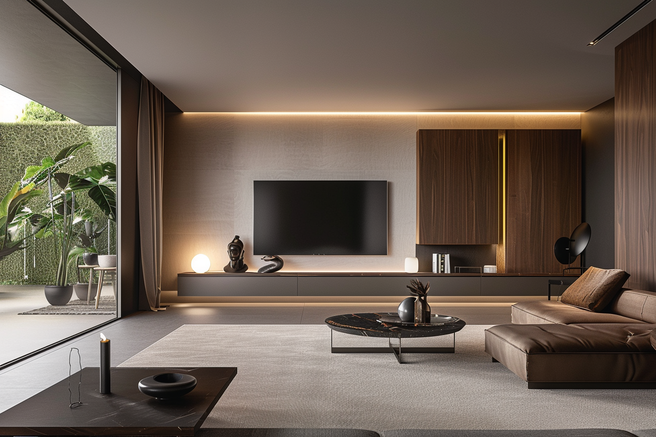 Wall-Mounted Media Walls