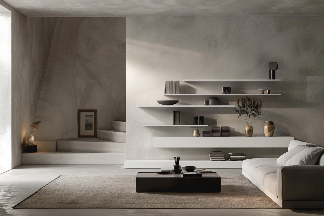 Floating Modular Shelves
