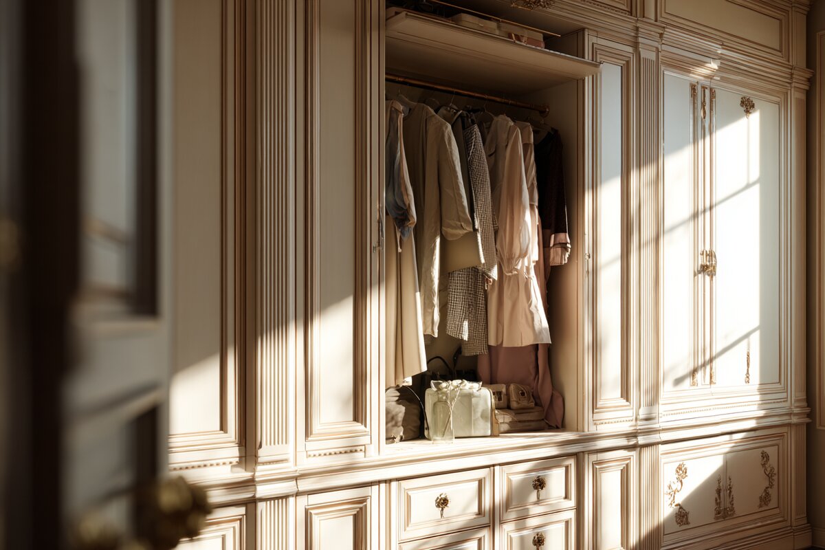 Bairui Classic Paneled Wardrobes