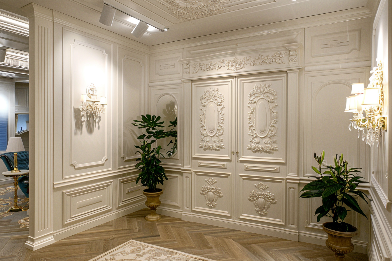Decorative Moulded Paneled Wardrobes