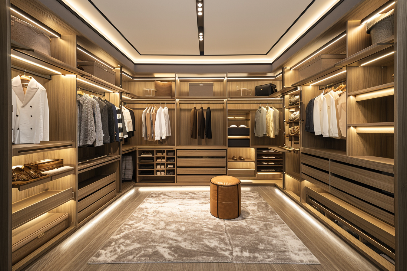U-Shaped Corner Wardrobes
