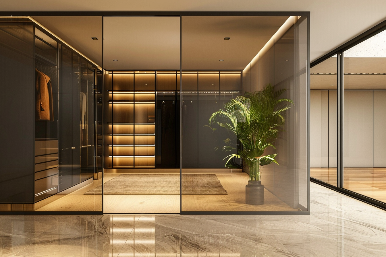 Smoked Glass Wardrobes