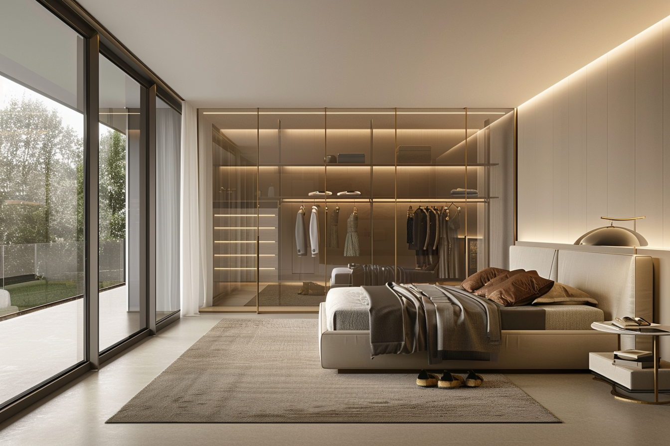 Glass Modular Wardrobes