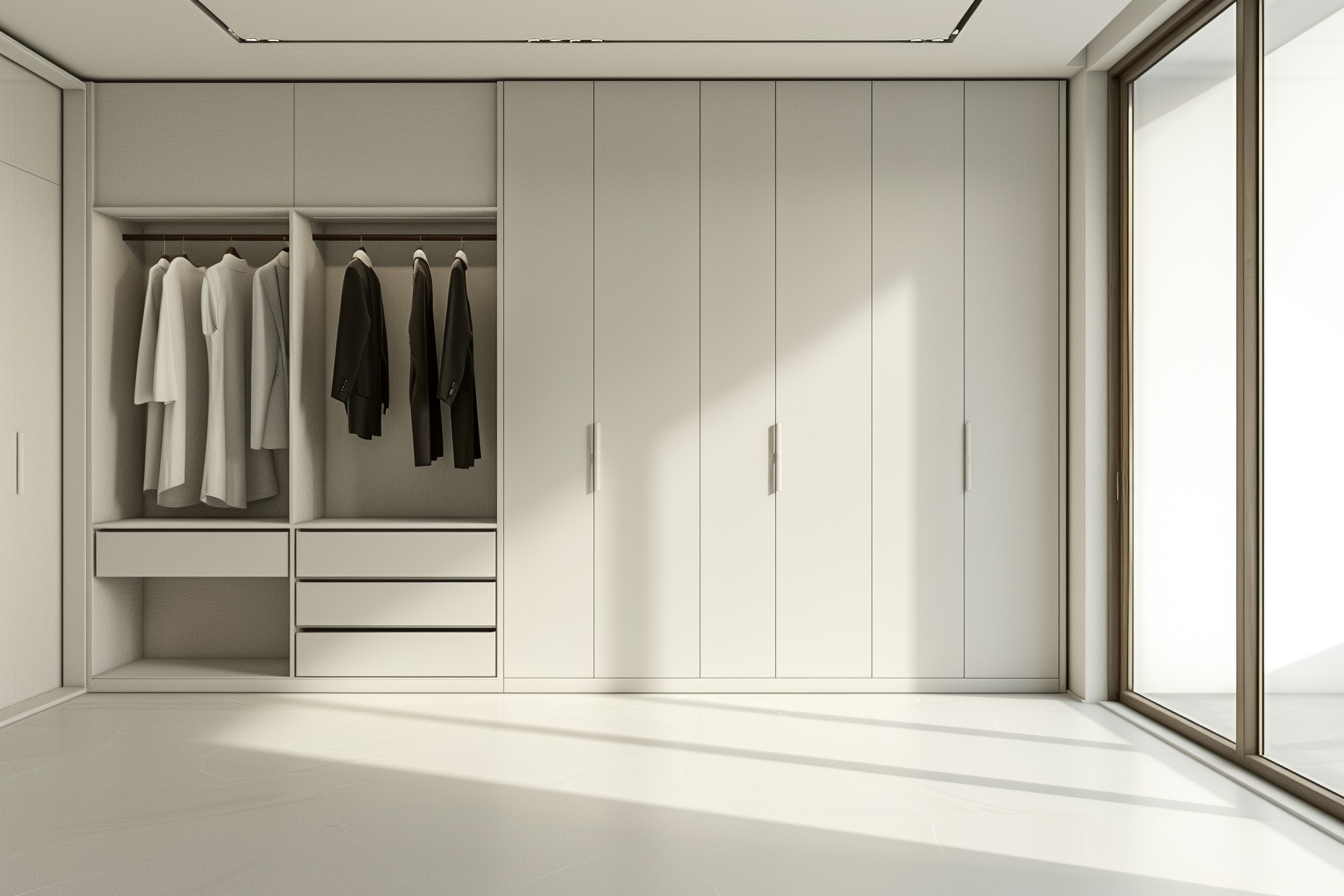 Minimalist Open Wardrobes